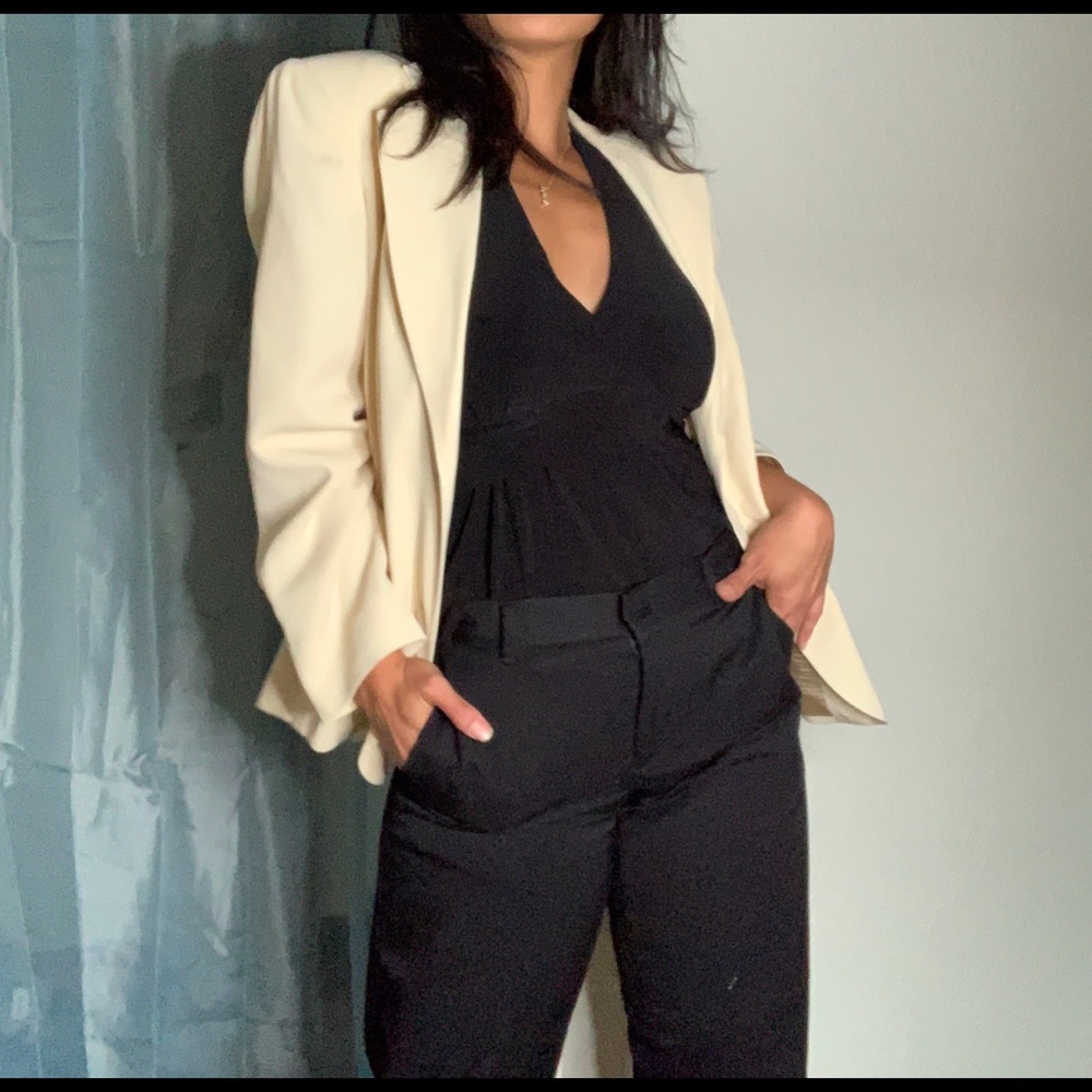 Vintage Evan Picone Buttercream Jacket Blazer